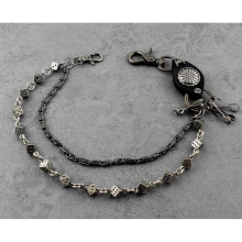 Dice Link Trucker Rocker Biker Wallet chain Mens Metal Pants Jean Puese safe Chain YL-29