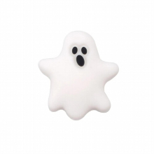 Ghost Silicone Beads 5pcs BPA Baby Teething Bead Teething Beads Food Nursing Chew Silicone Beads Baby Teether