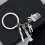 Creative Toothbrush Floss Toothpaste Tooth The Dentist Jewelry Keychain 1