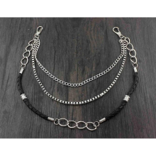 Mens Biker Punk Trucker Wallet Chain Pants Fob Jean Purse Chain YL-55