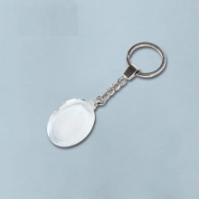 blank Thermal transfer printing keychains crystal keychain for heat transfer sublimation blank material
