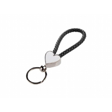 sublimation blank braided rope keychains metal key ring hot transfer printing diy consumables arrival 8pcs/lot