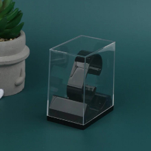 Plastic Watch Display Storage Holder Transparent Case Smart Watch Protective Box Plastic Transparent Crystal Display Box