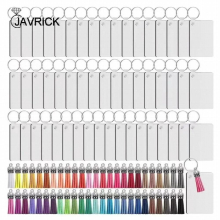 200x Sublimation Blanks Keychains Bulk Keychains Ornament-Tag Heat Transfer Double-Side Sublimation Blanks KeyChains