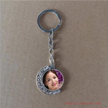 sublimation blank keychains key chain jewelry two sided printing can Rotatable 20pcs/lot