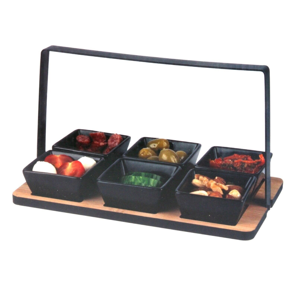 (Assorted Snack Dish Serving Dishes Tray Dip Nibbles Tapas Appetizer Snack Set) Assorted Snack Dish Serving Dishes Tray Dip Nibble