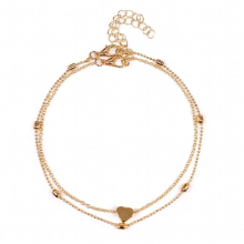 Hot beach ball chain love heart heart heart anklet foot ornaments