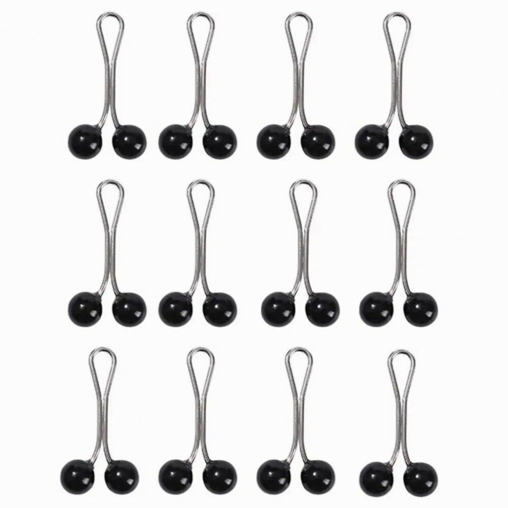 Accessories 12Pcs Plating Pearls Head Scarf Clips Metal Silk Scarf Pins U-shaped Head Scarf Accessories-image-OPC-PCWPY7G-NEW