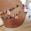 arrival shell anklet with pendant multi-color beaded chain 1 layer mixed beads stretchable chain for Baref 2