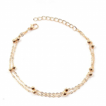 Beads Multilayer Anklets Woman Girls Bohemian Vintage Footwear Summer Ocean Beach Ankle Bracelet Foot Jewelry
