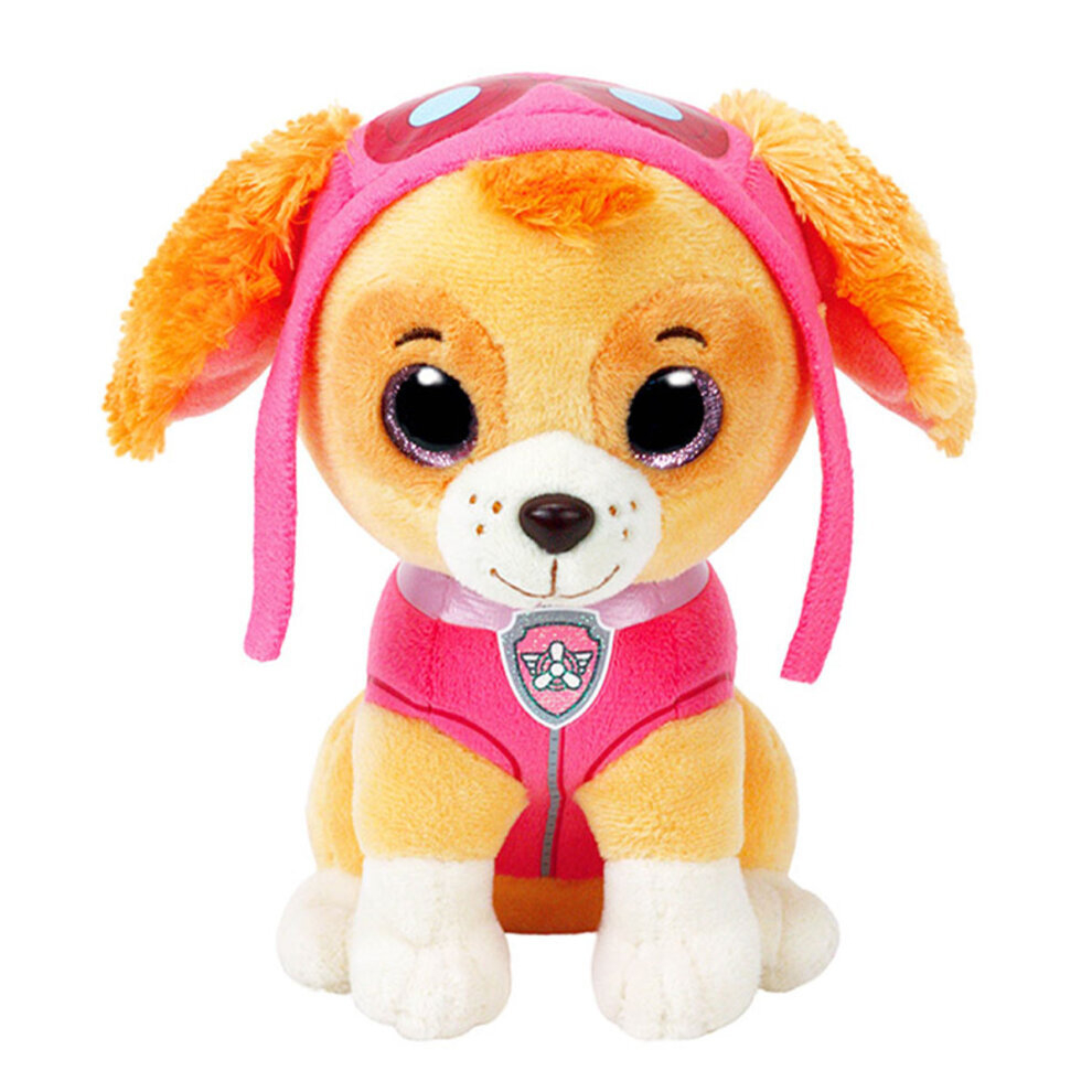 (Skye 15cm) Paw Patrol Plush Soft Toy TY BEANIE BOOS Skye Chase Teddies Kids Gift