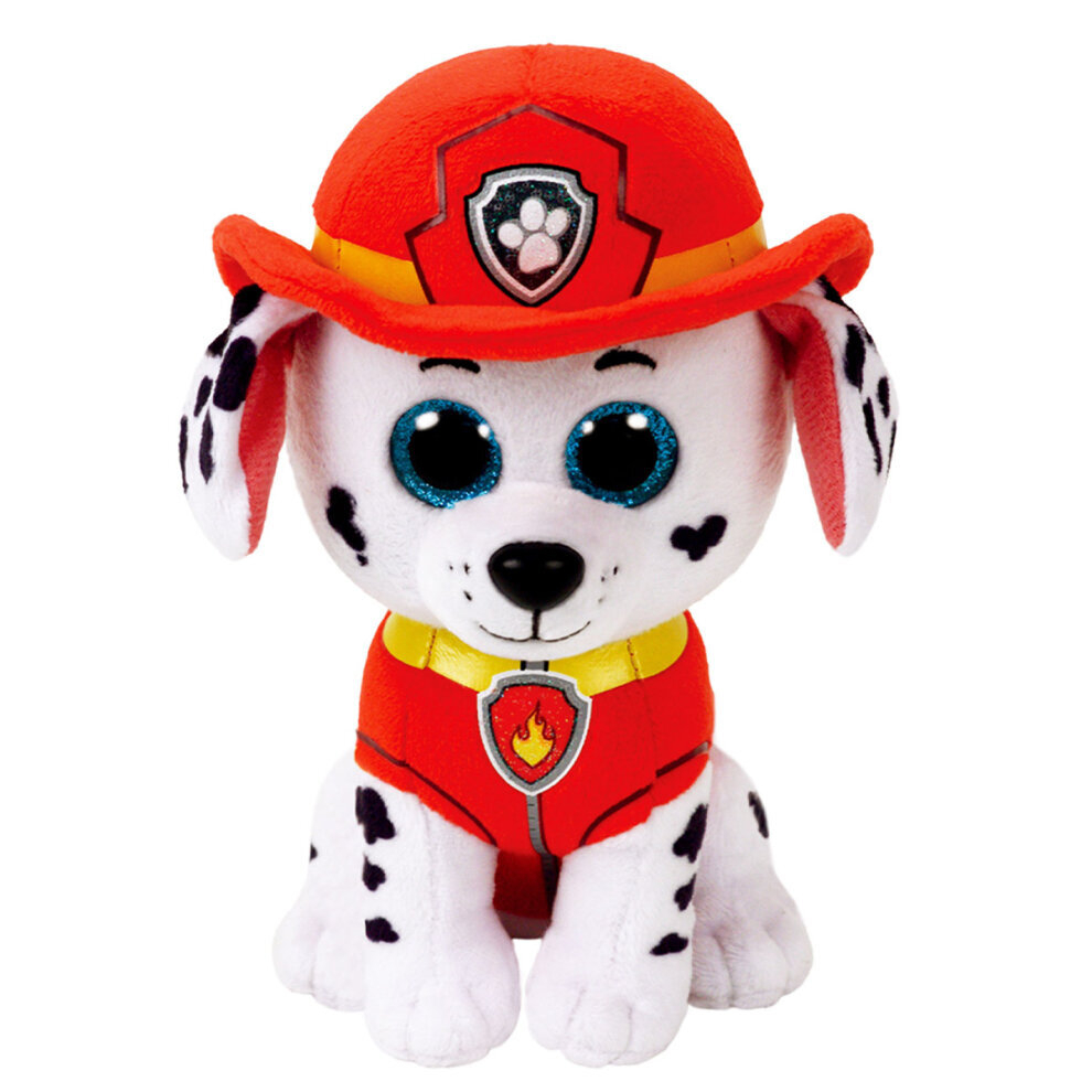 (Marshall 15cm) Paw Patrol Plush Soft Toy TY BEANIE BOOS Skye Chase Teddies Kids Gift