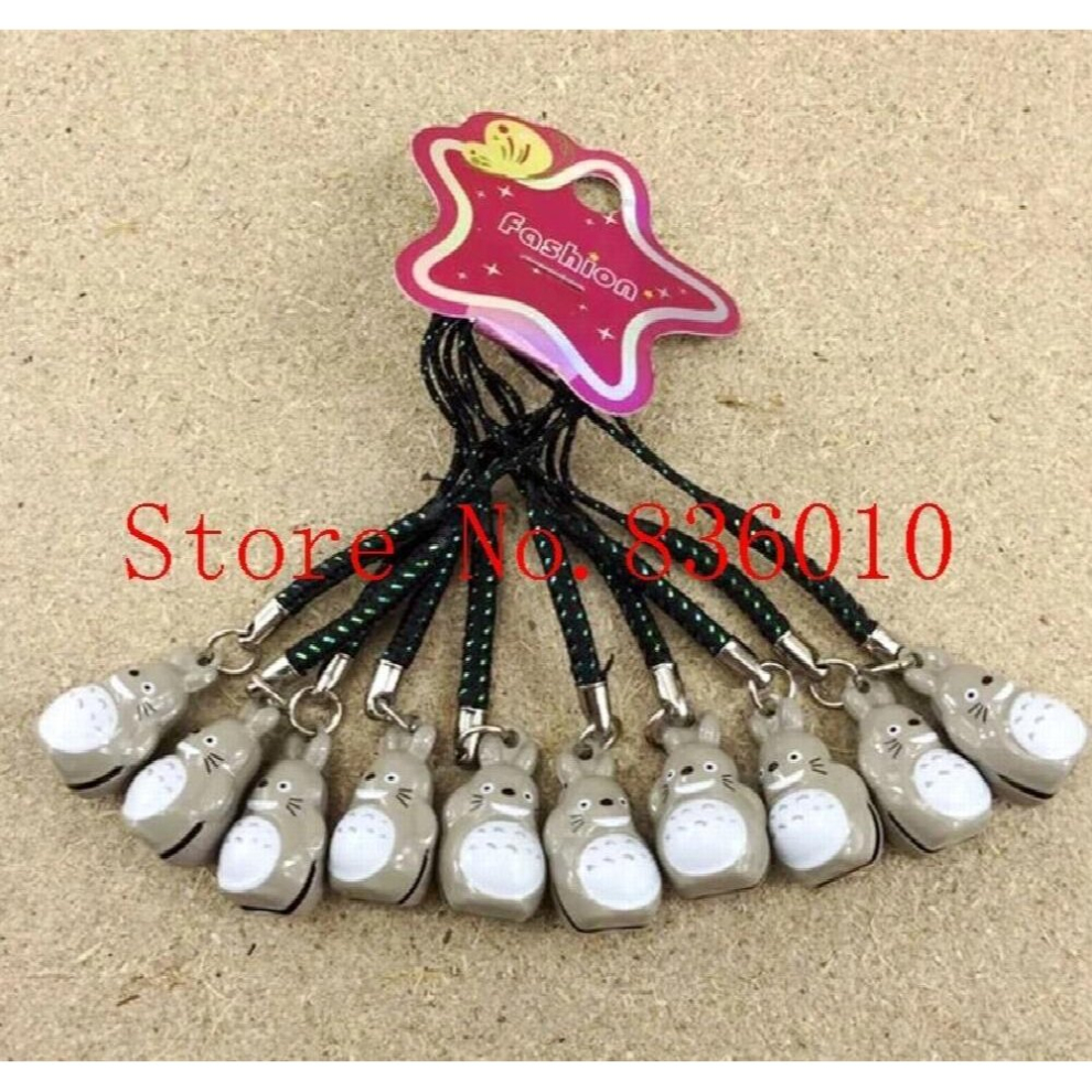 Hot 50 Pcs My Neighbor Totoro Pendant Key Chains With Bell Favors Ll-10 885674155207