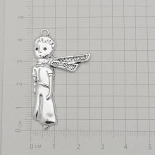 Boy Pendants Antique Silver Plated The Little Prince Charms DIY Keychain Necklace Supplies Jewelry Making Finding Accessories