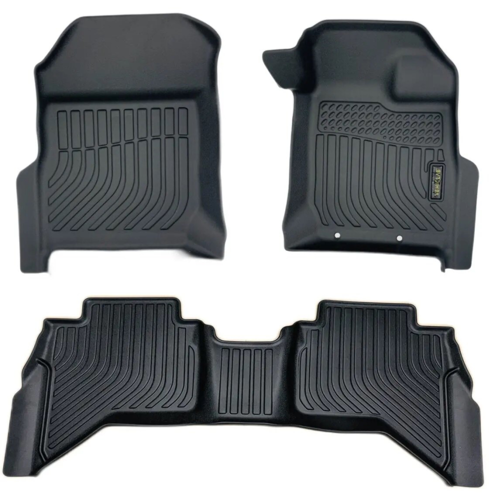 Isuzu D-Max Dual Cab 2021+ All Weather 3D/5D Moulded Tpe Car Mats 5044282585522