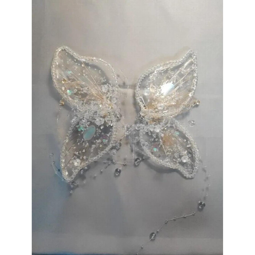 KAITIN Butterfly Crystal Tassel Hair Clip Personalized Spring Clip Temperament Hair Accessories Female-image-OPC-PCWQFVH-NEW