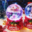 Christmas Musical Snow Globe Light Up Music Box Automatic Snowfall 2