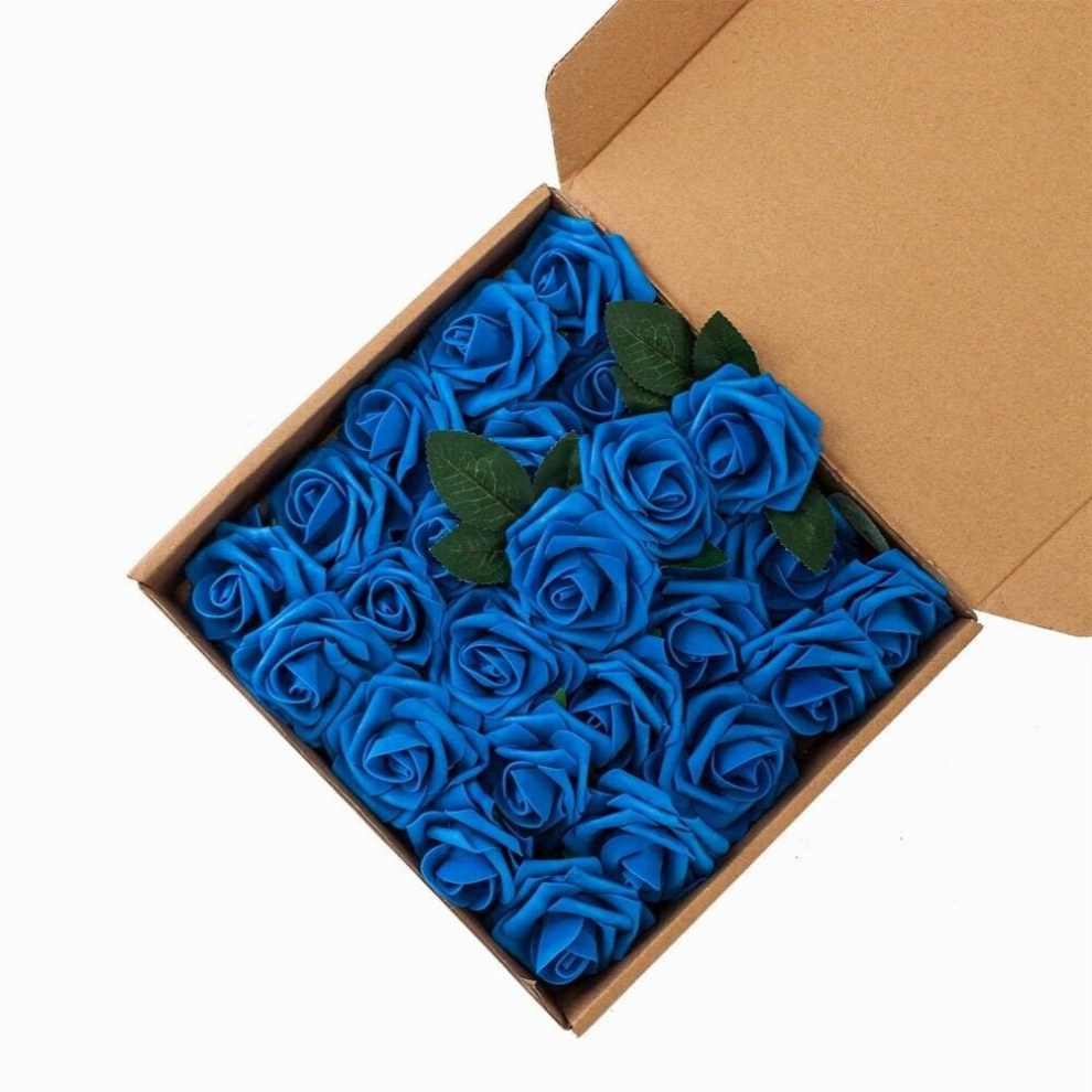 25pcs PE Foam Rose Flower Dark Blue190823211-image-OPC-PCWQX6X-NEW