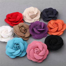 30PCS Mixed 3D Wool Felt Flowers Fit for Girls Headband Garment Decoration DIY Jewelry Accessory Material