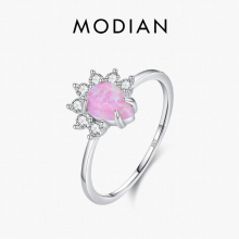 925 Sterling Silver Opal Rings For Women Sense Of Wedding Anniversary Gift Fine Jewelry