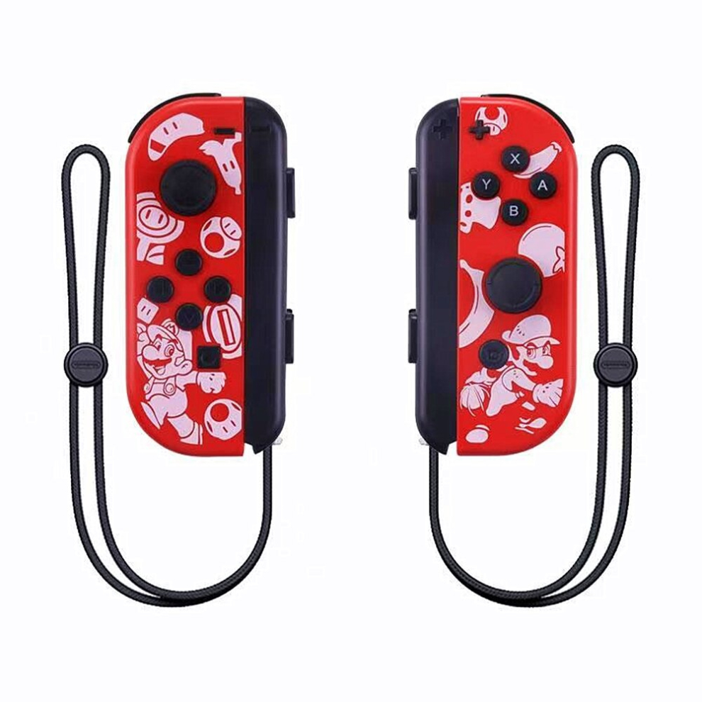 (Mario Red) Wireless Joy Pair Controller Compatible For Switch, OLED, Lite Gamepad Joystick Replacement