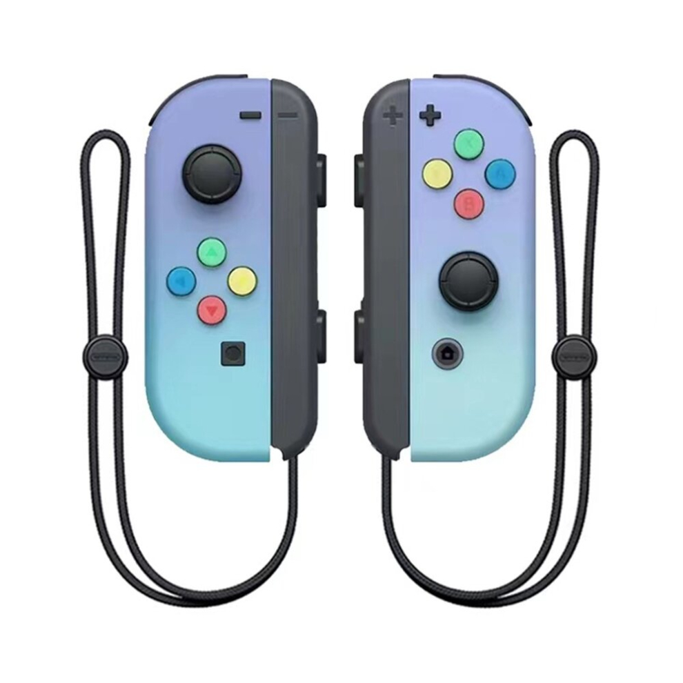 (Purple Cyan) Wireless Joy Pair Controller Compatible For Switch, OLED, Lite Gamepad Joystick Replacement