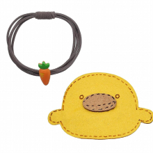 Japanese&Korean Style Little Yellow Duck Carrot Cartoon Hairpin Hair Rope Lucky Girl Hair Accessories Jewelry Gift