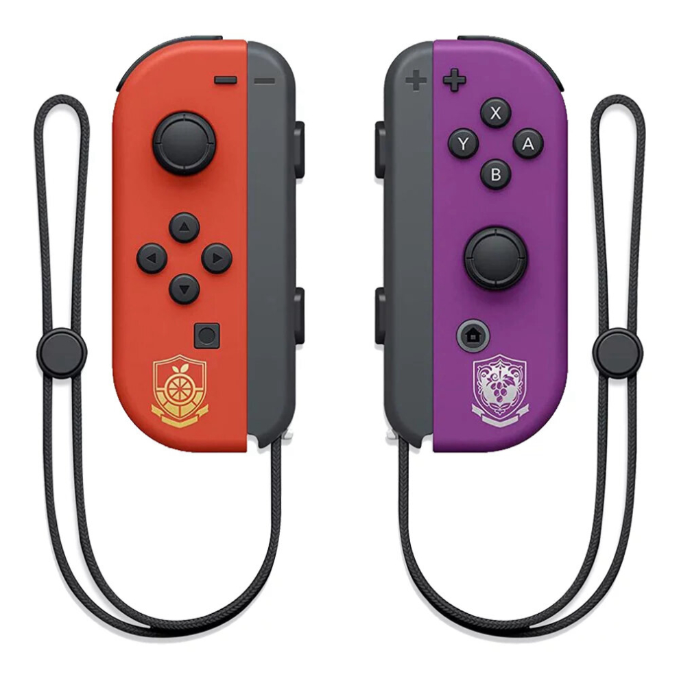 (Scarlet Violet) Wireless Joy Pair Controller Compatible For Switch, OLED, Lite Gamepad Joystick Replacement