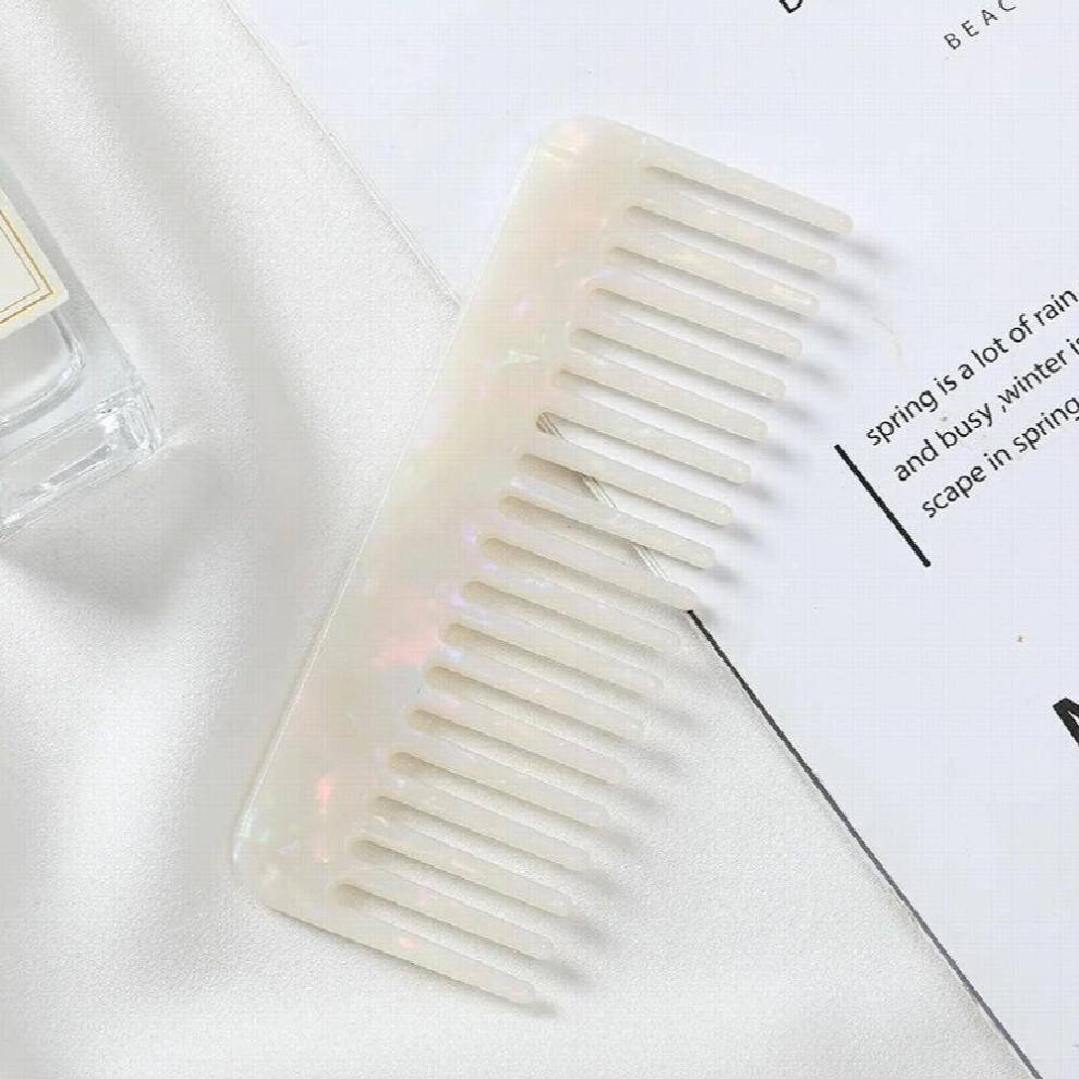 And Japanese Headdress Hair Comb Acetic Acid Sheet Comb Anti-Static Marbling Pattern Hair Comb Female
