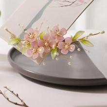 Retro Flower Hair Pins and Side Clips Women Girls Hanfu Dress Hair Styling Jewelry Chinese Ancient Pearls Hairpins