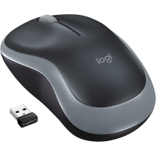 Logitech M185 Wireless Mouse 2.4GHz with USB Mini Receiver 12 Month Battery Life 1000 DPI Optical Tracking Ambidextrous Compatible with PC Mac Laptop