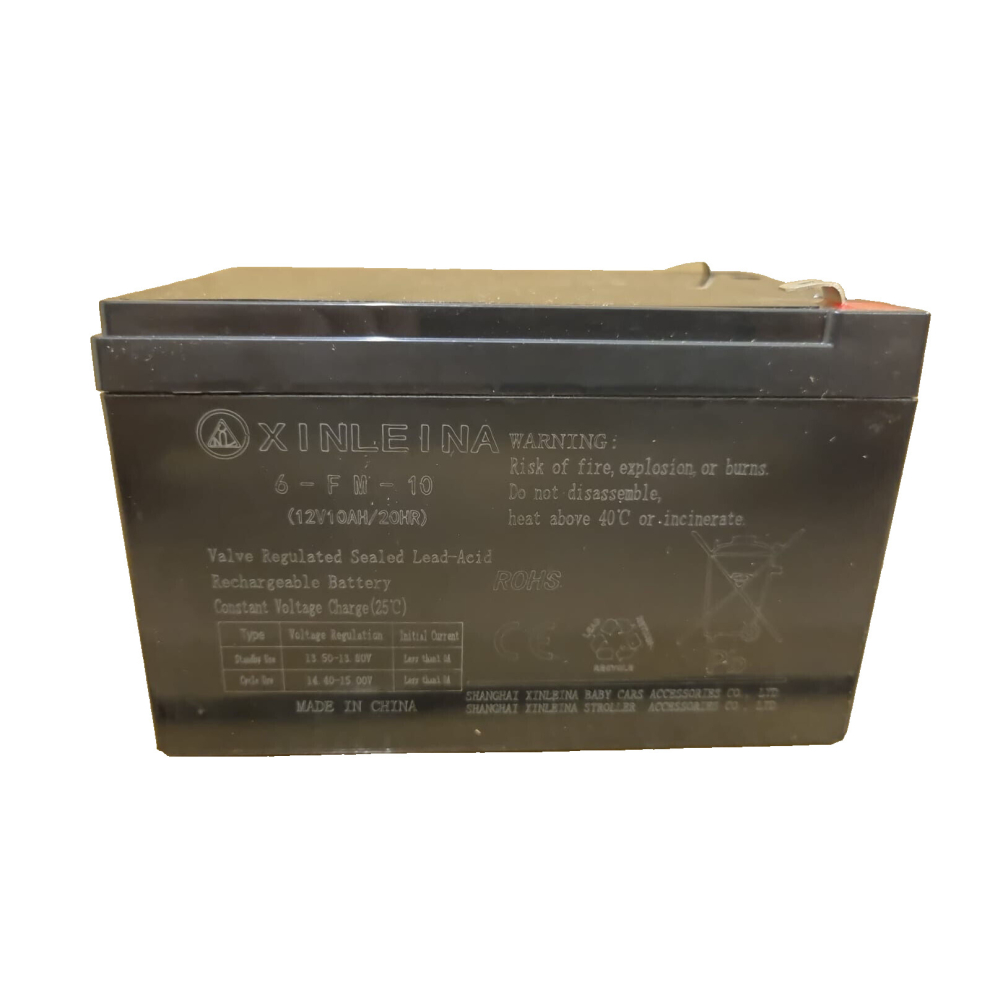 12V 10Ah Heavy Duty Lead Acid Rechargeable Battery Ride On Cars 6-FM10