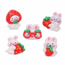 Rabbit Flat Back Resin Cabochons Scrapbooking DIY Jewelry Craft Decoration Accessorie
