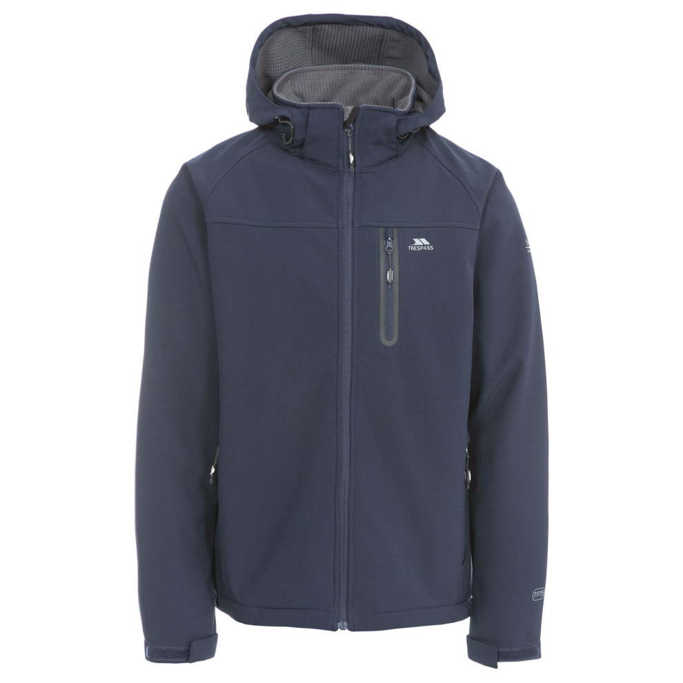 (XXL, Navy) Trespass Mens Softshell Jacket Accelerato