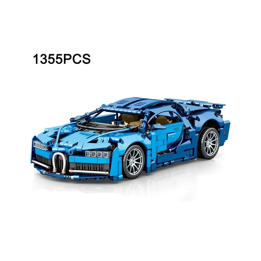 (Bugatti) Technical Bugatti Building Blocks Lamborghini Hypercar Racing Car Model