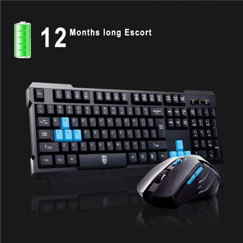Wireless Ergonomic Gaming Mechanical Keyboard Gamer Mouse Sets 1