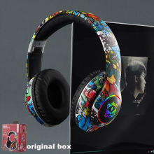 (black with box) Kids Bluetooth Headphones Wireless Headphones Bluetooth Earphone Headset