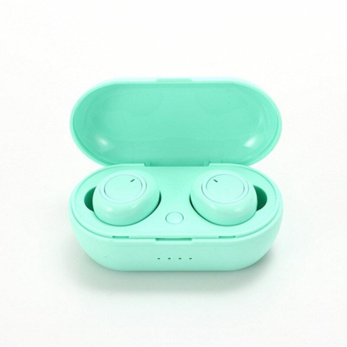 (Green) Y50 TWS wireless bluetooth headset 5.2 bluetooth headphones Gaming Headset