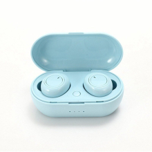 (Blue) Y50 TWS wireless bluetooth headset 5.2 bluetooth headphones Gaming Headset