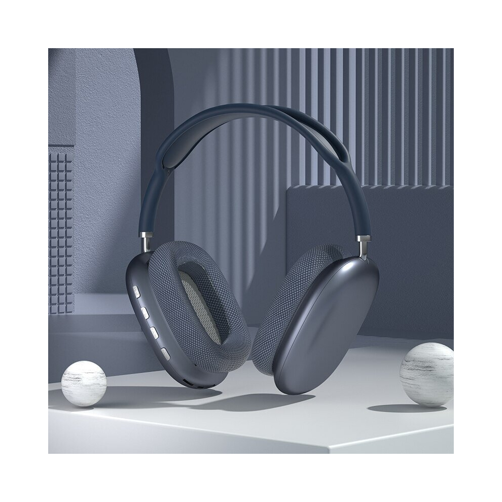 (Blue) Original Air Max P9 Pro Wireless Tooth Headphones Noise Cancelling Blue 888872074264