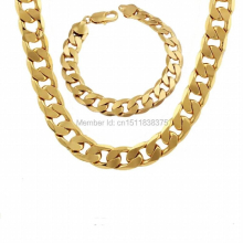 Necklace and Barcelets Men & Women Bridal Jewelry Sets Round Chain & Link Chain