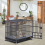 (2XL(for 48inch dog crate)) Dog Cage Bed for 24" 30" 36i" 42" 48" Crate 3
