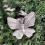 (2 x Butterfly - Silver) Christmas Tree Decorations Glitter Hanging 5