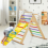Casart Climbing Triangle Ladder Set Foldable Climbing Frame w/ Reversible Ramp 4