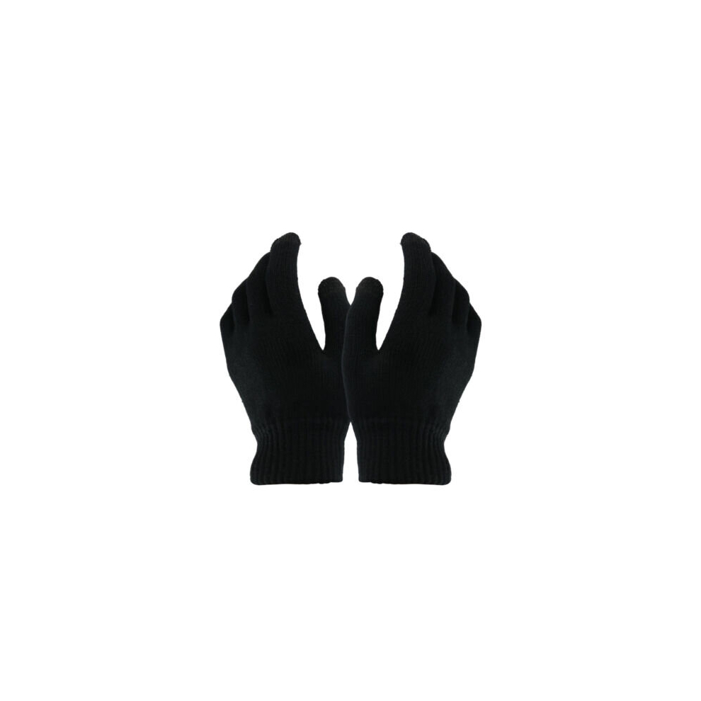 Olymdo (Black) Winter Gloves Thermal Touch Screen Anti-Slip Windproof Warm Gloves Uk