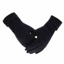 (Black) Winter Gloves Waterproof Thermal Touch Screen Thermal Windproof Warm Gloves