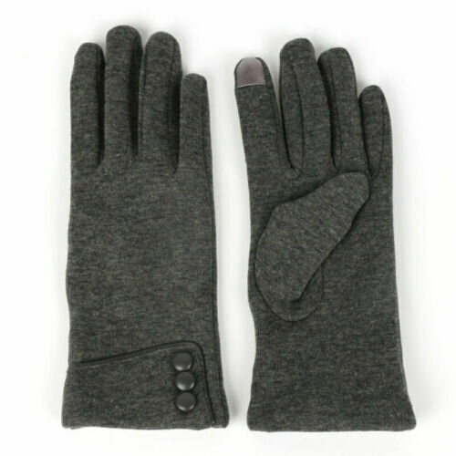 (Grey) Winter Gloves Waterproof Thermal Touch Screen Thermal Windproof Warm Gloves 1