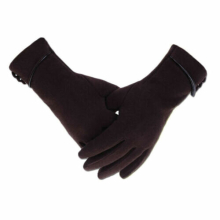 (Brown) Winter Gloves Waterproof Thermal Touch Screen Thermal Windproof Warm Gloves