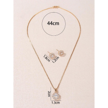 selead Jewel Pendant Jewel Pendant Earrings Engagement Party Gift Lucky Girl