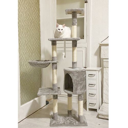 Gr8 Home Cat Tree Activity Centre Scratching Climbing Post Pet Kitten Play Toy 1